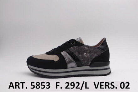 DL Sport trendy sneaker Zwart - 39