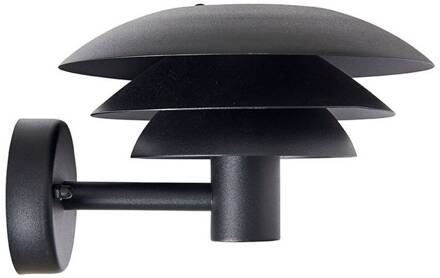 DL20 Outdoor Wall Lamp - Black (1020) Matt Black