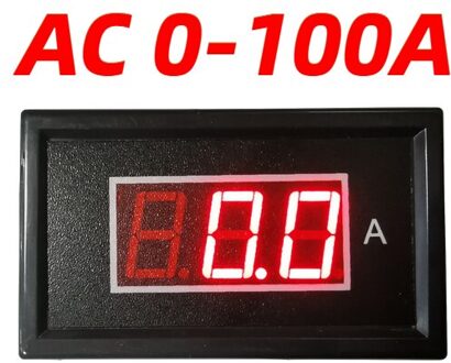 DL85 Voltage Current Meter AC Meter LED Voltmeter Amperemeter AC50-500V 100A Dual Display Spanning Stroom Meter Frequentie Meter AC Ammeter