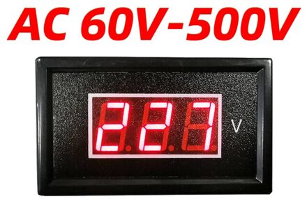 DL85 Voltage Current Meter AC Meter LED Voltmeter Amperemeter AC50-500V 100A Dual Display Spanning Stroom Meter Frequentie Meter AC Voltmeter