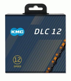 DLC 12 speed ketting - Zwart/Oranje