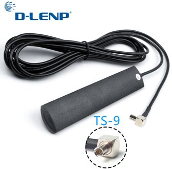 Dlenp 4G Lte Patch Antenne 700-2600 Mhz 3dbi 3G Wifi Antenne Met TS9 Connector Met 2.5M Verlengkabel Voor Modem/Router