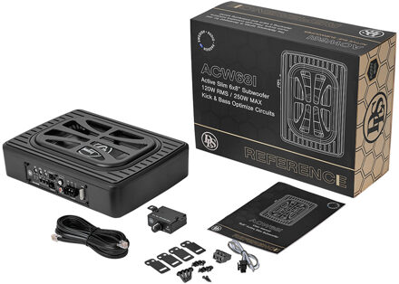 DLS 6x8" versterkte subwoofer ACW68 underseat 610ACW68i