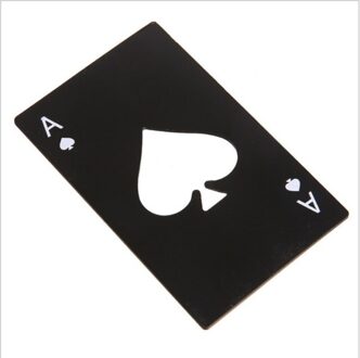 Dm 1Pcs Multi-Tool Poker Multifunctionele Pocket Kaart Fles Een Credit Bier Opener Gear Multi portemonnee Spade Multipurpose 20 blauw