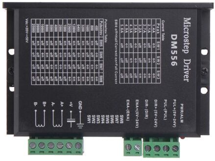 DM556 2-Fase Digitale Stappenmotor Driver 42/57/86 Stappenmotor Driver Voor Cnc