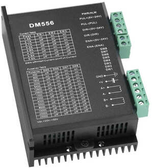 DM556 2-Fase Stappenmotor Driver 42/57 Stappenmotor Driver 24V-50V Dc Digitale Stepper Driver