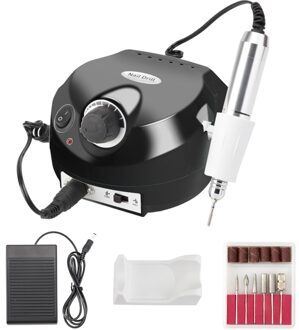Dmoley 35000/20000 Rpm Electric Nail Boor Machine Mill Cutter Sets Voor Manicure Nail Tips Manicure Elektrische Nail Pedicure Bestand 202-B