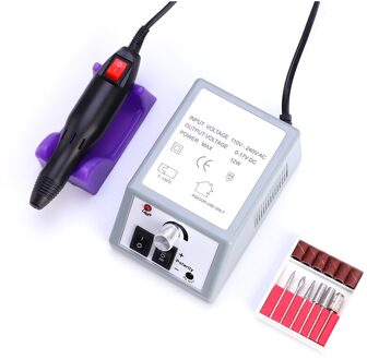 Dmoley 35000/20000 Rpm Electric Nail Boor Machine Mill Cutter Sets Voor Manicure Nail Tips Manicure Elektrische Nail Pedicure Bestand