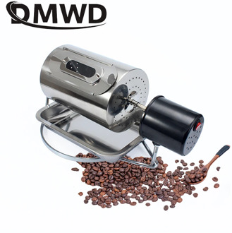 DMWD 110V/220V Coffee Beans Roaster Stainless Steel Cafe Bean Roasting Machine Baking Fry Peanut Grain Nuts Dryer EU US UK Plug