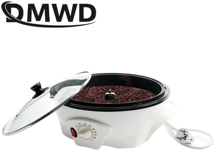 DMWD 110V/220V Electric Coffee Bean Baked Roaster Peanut Beans Baking Dryer Roasting Machine Cafe Grain Drying Stove EU US Plug
