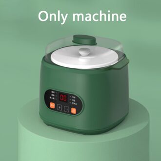 Dmwd 1L Huishoudelijke Elektrische Kookplaat Mini Kookpan Pap Vogelnest Koken Machine Soeppan Ontbijt Maker 24H afspraak groen machine