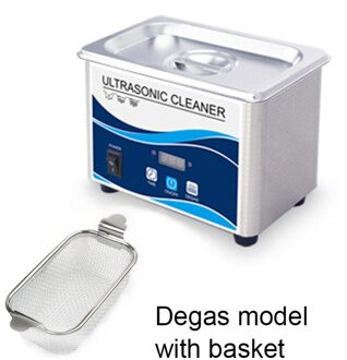Dmwd 800Ml Huishouden Digitale Ultrasone Reiniger 50W Rvs Bad 110V 220V Degas Ultrasound Cleaning Voor horloges Sieraden met basket / VS