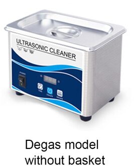 Dmwd 800Ml Huishouden Digitale Ultrasone Reiniger 50W Rvs Bad 110V 220V Degas Ultrasound Cleaning Voor horloges Sieraden zonder basket / VS