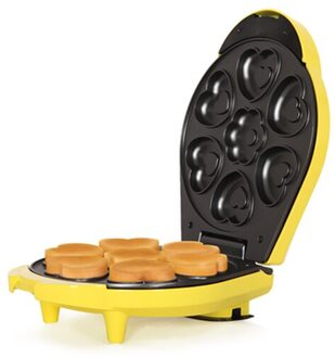 Dmwd Diy Cake Maker Hartvorm Ei Cakevorm Dessert Brood Machine Ontbijt Pannenkoek Elektrische Maker Bakvormen Non-stick 220V