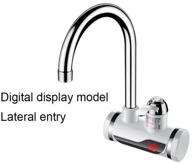 Dmwd Elektrische Onmiddellijke Douche Boiler Instant Water Kraan Keuken Elektrische Kraan Water Verwarming Momentane Heater 3000W Digitaldisplay kant