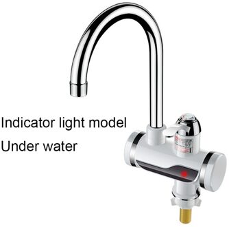 Dmwd Elektrische Onmiddellijke Douche Boiler Instant Water Kraan Keuken Elektrische Kraan Water Verwarming Momentane Heater 3000W Indicatorlight Under