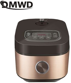 Dmwd Huishoudelijke Elektrische Rijstkoker 5L Smart Automatische Ontbijt Machine Soeppan Warmte Behoud 24H Afspraak