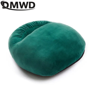 DMWD Portable foot warmer Thermostat slipper for winter Dormitory office Security Heating sheet Removable USB wire cord Heater