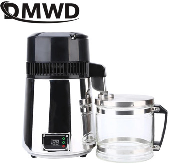 DMWD Pure Water Distiller 304 Stainless Steel Distilled Water Machine Dispenser Filter 4L Dental Distillation Purifier 110V 220V