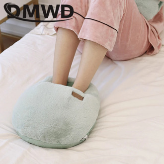 DMWD USB Electric Foot Warmer Heating Pad Slippers Shoes Chair Soft Warm Cushion Winter Feet Leg Thermostat Heater Blanket Mat