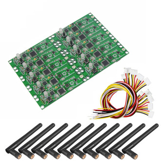DMX 512 Wireless PCB Module Board with Antenna 2 in 1 Transmitter & Receiver For Moving Head DMX Controller Party Lights Control
