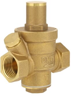 DN15 1/2 "Messing Water Drukverlagende Regulator Valve Verstelbare Draad Water Reduceerventiel