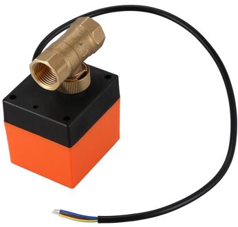 DN15-2 AC220V airconditioning vloerverwarming micro-elektrische twee-weg kogelkraan drie lijn twee controle elektrische bal valve