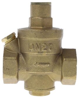 DN20 1/2 "Verstelbare Messing Water Drukverlagende Regulator Valve Pn 1.6
