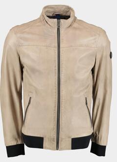 Dnr Lederen jack leather jacket 52284/140 Grijs - 48