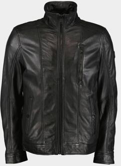 Dnr Lederen jack leather jacket 52349.2/999 Zwart