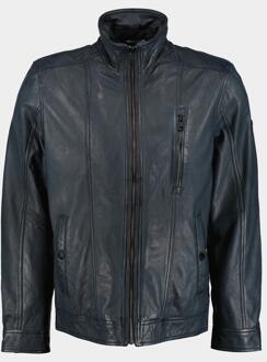 Dnr Lederen jack leather jacket 52349/799 Blauw - 50