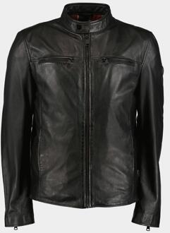 Dnr Lederen jack leather jacket 52360.4/999 Zwart - 56
