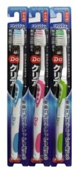 Do Clear Toothbrush Compact Head 1 pc - Random Color - Hard