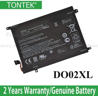DO02XL Laptop Batterij Voor HP Pavilion X2 10 810749-2C1 HSTNN-LB6Y HSTNN-DB7E TPN-I121 TPN-I122