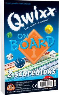 dobbelspel Qwixx On Board Bloks (extra scorebloks) - 8+