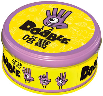 dobble card game table Board Game For Dobbles Kids Spot Cards It Go Camping Metal Tin Box toys