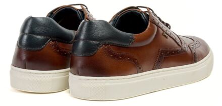 Dobbs Leren Heren Tan Brogues Schoenen Bruin