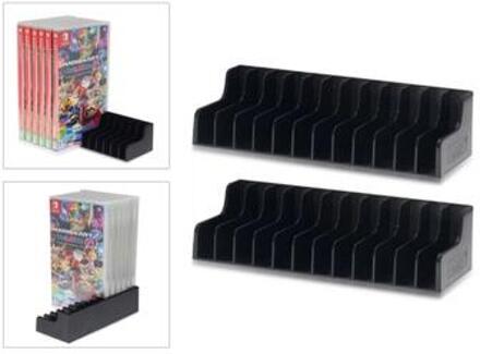 DOBE 2Pcs TNS-857 Game Card Box Houder Opbergstandaard voor Nintendo Switch