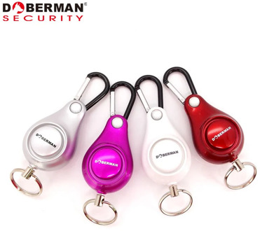 Doberman Security Self Defense Alarm Girl Women Security Protect Safety Device Keychain Personal Security Alarm Emergency Alarm