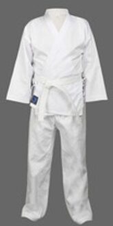 Dobok Kind Volwassen Karate Uniform Pak Wtf Taekwondo Kick Boksen Mma Martial Art Training Kleren Dobok Katoen Polyster 150cm M