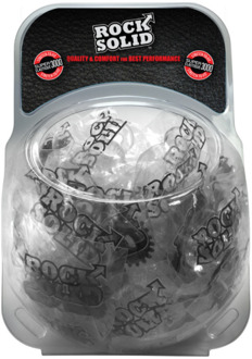 Doc Johnson 2 Pack C-Ring Set - Bulk Refill 50 Stuks - Zwart