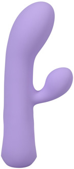 Doc Johnson Aura - Oplaadbare Siliconen Rabbit Vibe - Lilac