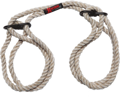 Doc Johnson Beperk - 6mm hennep pols- of enkelbanden - Natuurlijk