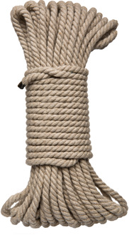 Doc Johnson Bind en Tie - 6mm Jute Bondage Touw - 50 ft - Natuurlijk