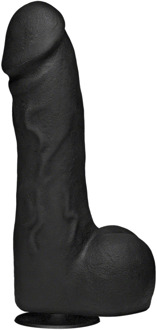 Doc Johnson De Perfect Cock - 10.5 / 25 cm - Zwart