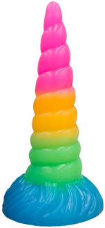 Doc Johnson Fantasy Fuckers - Hemelse Eenhoorn Hoorn - Glow in the Dark - Multicolor