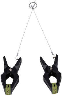 Doc Johnson Hardwire Hangers - Zwart/Groen