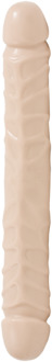 Doc Johnson Jr. Veined Double Header - Dildo met Dubbele Einden - 12 / 30 cm