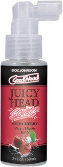 Doc Johnson Juicy Head - Dry Mouth Spray - Sour Cherry - 2 fl oz / 60 ml