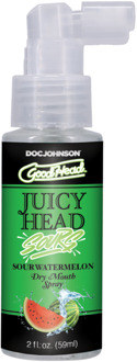 Doc Johnson Juicy Head - Dry Mouth Spray - Sour Watermelon - 2 fl oz / 60 ml